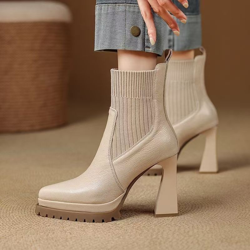 Francuskie, retro, z ostrym no – Sock Boot Women recenzja i cena