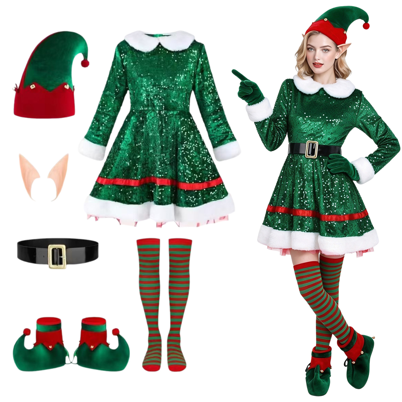 Strój Elf Cosplay Sukienka Świ – Women Shoes Xxl recenzja i cena