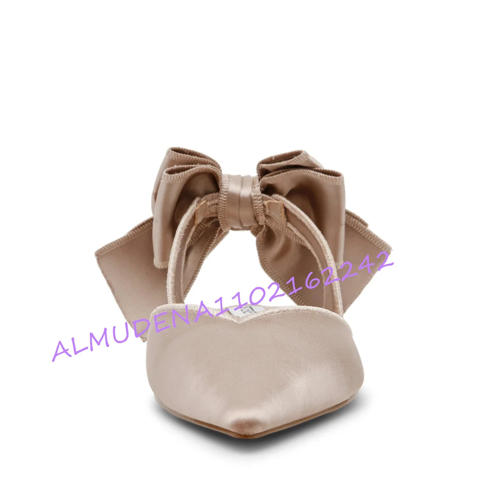 Eleganckie damskie satynowe ba – Mule Slip On recenzja i cena