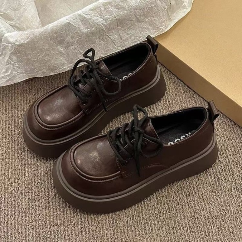 Damskie vintage brązowe sznuro – Oxford Lace Up Women recenzja i cena