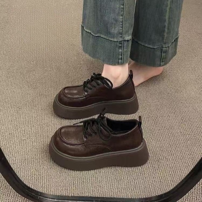 Damskie vintage brązowe sznuro – Oxford Lace Up Women recenzja i cena