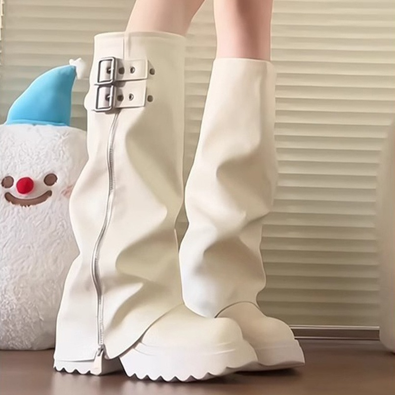 Botki damskie do kolan w stylu – Knee High Boots Women recenzja i cena