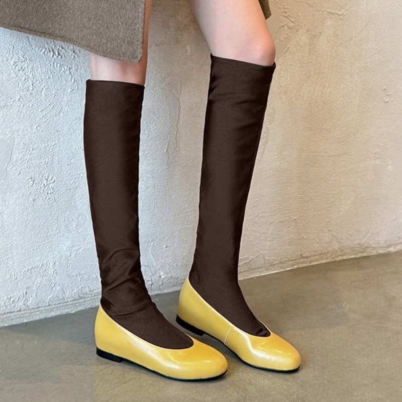 Botki damskie za kolano z okrą – Sock Boot Women recenzja i cena