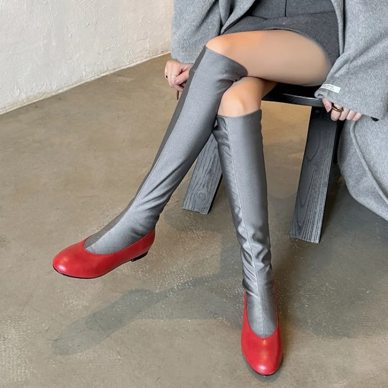 Botki damskie za kolano z okrą – Sock Boot Women recenzja i cena