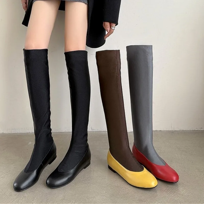 Botki damskie za kolano z okrą – Sock Boot Women recenzja i cena