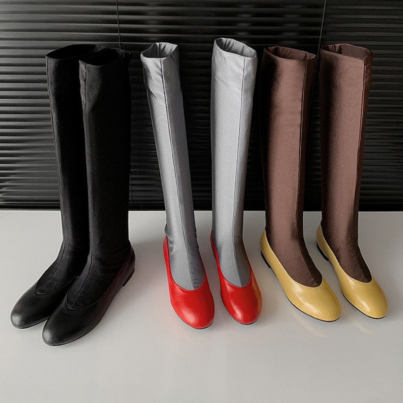 Botki damskie za kolano z okrą – Sock Boot Women recenzja i cena