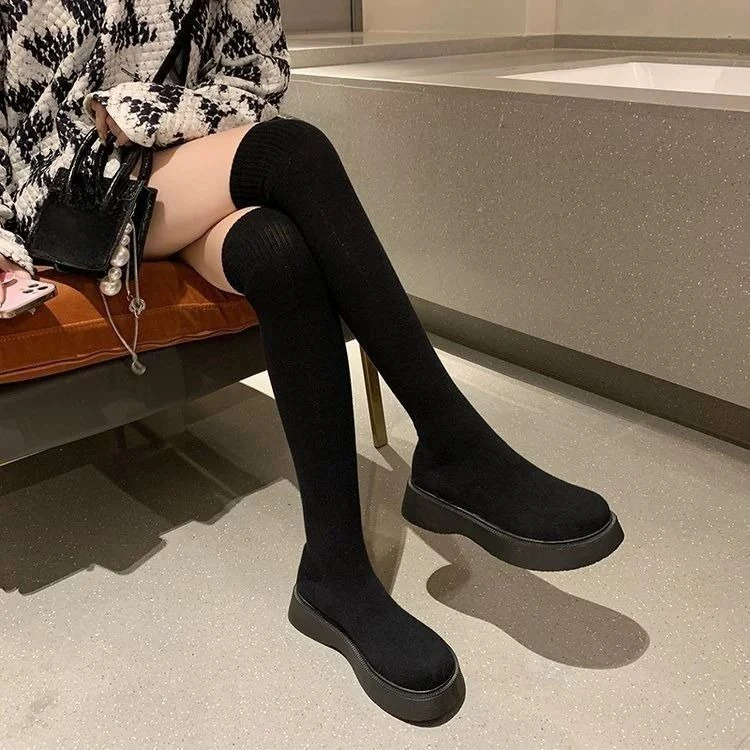Damskie, grube, elastyczne bot – Sock Boot Women recenzja i cena
