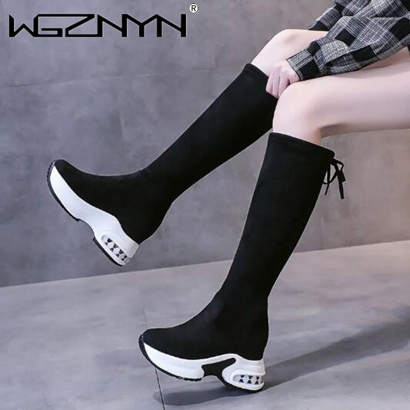Winter Warm Chunky Platform Lo – Knee High Boots Women recenzja i cena