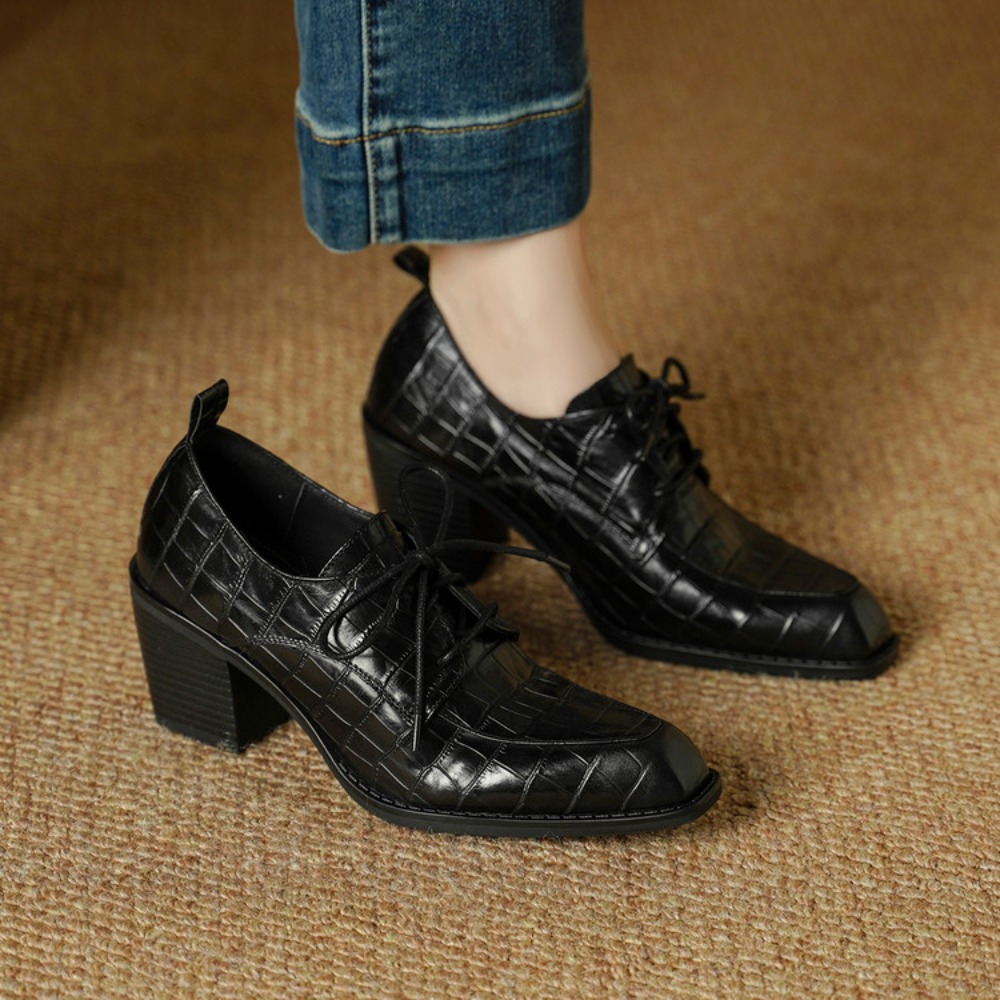 Damskie buty ze skóry naturaln – Oxford Lace Up Women recenzja i cena