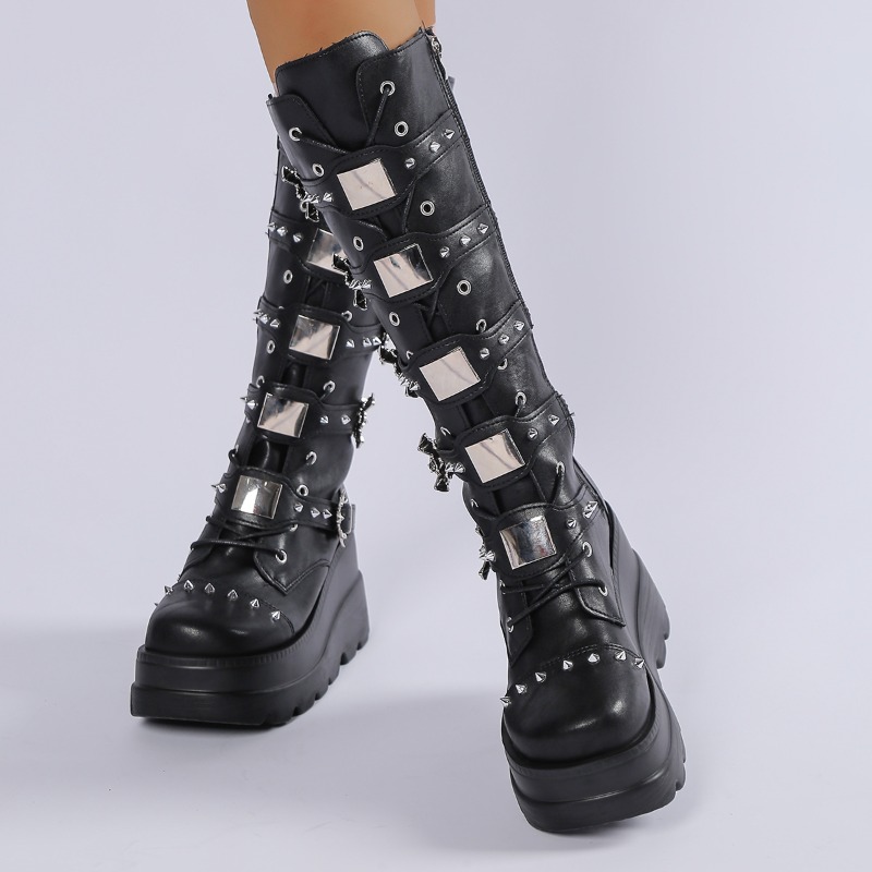 Czarne, sięgające do kolan, da – Knee High Boots Women recenzja i cena